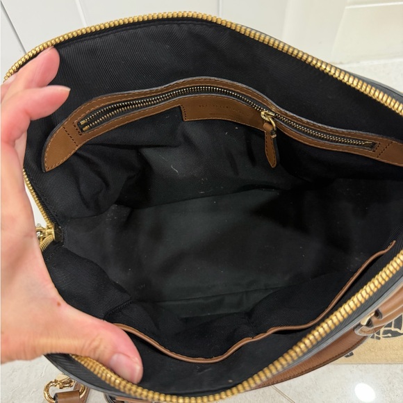 Burberry Tan and Brown Plaid Crossbody Bag - Picture 5 of 11